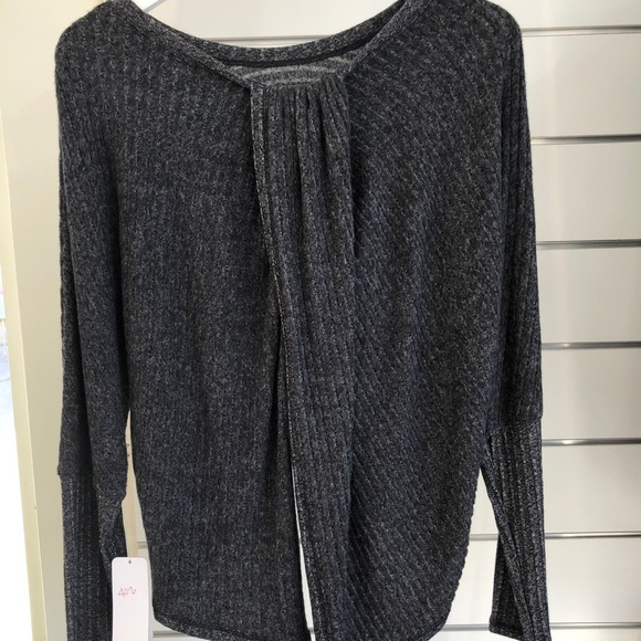 Splendid Athletic Knot Open Back Top - Picture 4 of 6